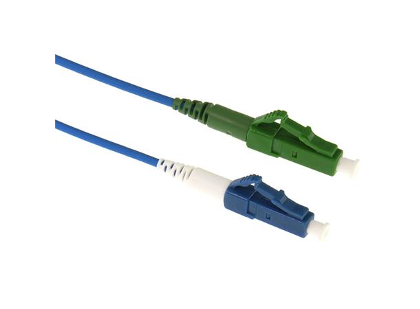 Fiberpatch simplex LC-LC/APC  5,0m LSZH FTTH blå 10/125 G657A2 