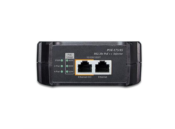 PoE Injector 1-port Ultra10/100/1000B/Tx 802.3bt PoE, 95Watt 