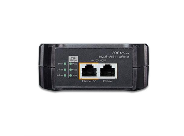 PoE Injector 1-port Ultra10/100/1000B/Tx 802.3bt PoE, 95Watt