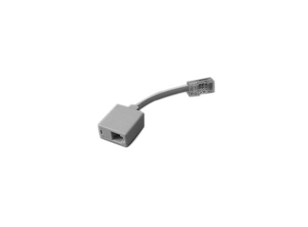 Adapter telefon typ B RJ11-RJ45 10 cm 