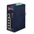 Industriell Switch 4-port 10/100B/Tx+F/O 1x100B/FX SFP, 802.3af PoE, IP30