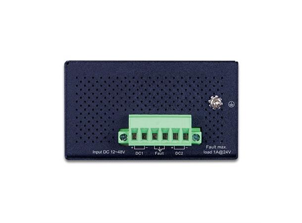 Industriell Switch 4-port 10/100B/Tx+F/O 1x100B/FX SFP, 802.3af PoE, IP30