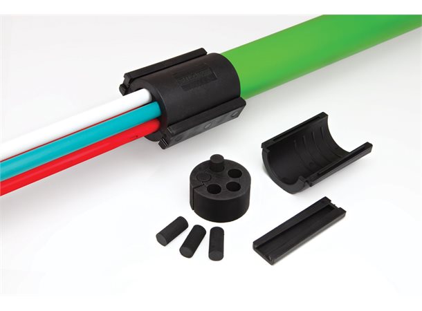 Kabeltätning Delbar 25mm (kabel 5-15mm) 