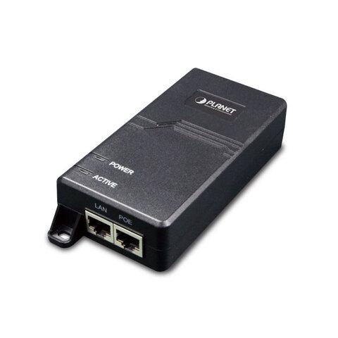 PoE Injector 1-port Ultra10/100/1000B/Tx Planet: internal power 60W 802.3at PoE c