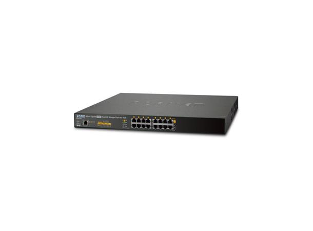 PoE Injector Hub 8-Port Gigabit 60W Planet 