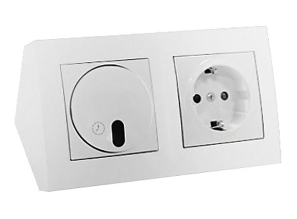 Timer Kit m/hörnbox Vit 
