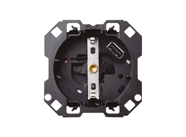 Uttag 1-Vägs 16A m/USB S100 Tapas 