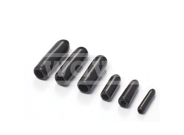 Ändstopp 7mm Gummi svart NDEA3100077/0 100st/påse 