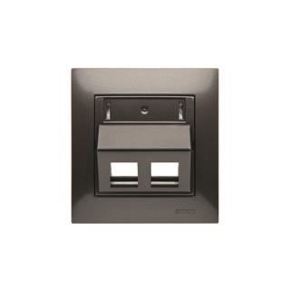 Centrumplatta 2xKeystone Vinklad Antracit