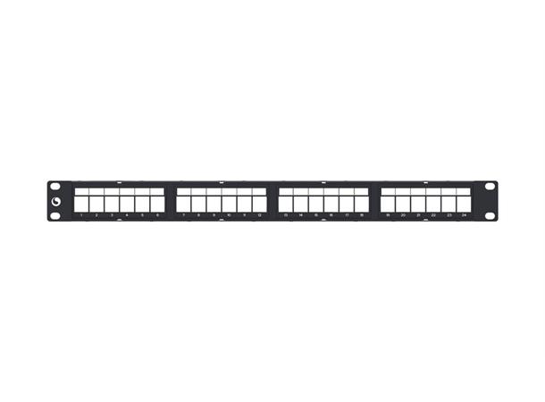 Commscope panel 24 obestyckad SL STP 1U