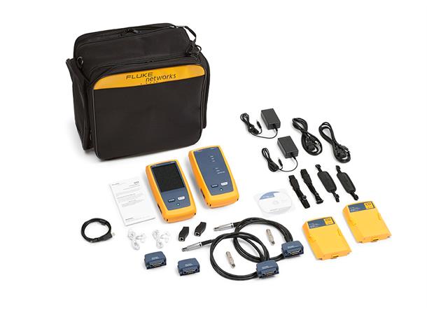 Fluke DSX2-5000 kabelanalysator 1GHz WiF Versiv Main+Remote V2 inkl guldavta