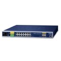 IP30 19" Rack Mountable Industrial Planet:   L2+/L4 Managed Ethernet Switch