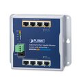 IP30 8-Port Gigabit Wall-mount Switch Planet: 4-port POE 802.3at, without pw
