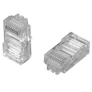Netconnect modularplugg UTP 8P/8C flat/oval solid &amp; flerkardelig ledare