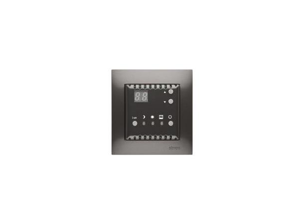 Termostat Multi m/golvgivare 1 pol 16A Max 3600W Antracit 