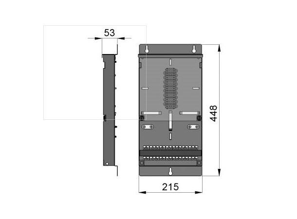 Enoc fiberskarvbox 144-fiber 