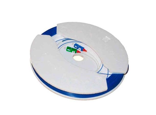 Förkont. 1xSC/UPC+1xSC/APC G657A2 150,0m Blåsfiber ABF 