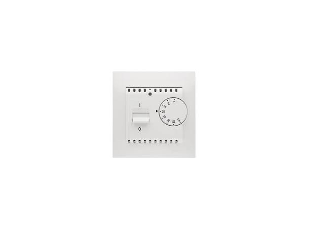 Termostat m/golvgivare 2 pol 16A max 3600W Vit 
