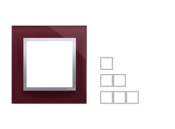 Täckram 2-facks Glas Temting Plum 
