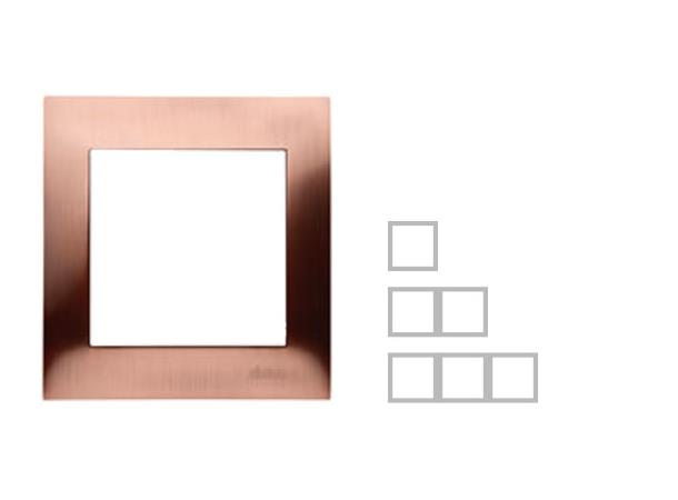 Täckram 4-facks Stål Metal Copper 