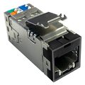 Netconnect jack C6A STP utan dammlucka svart Twist SLX