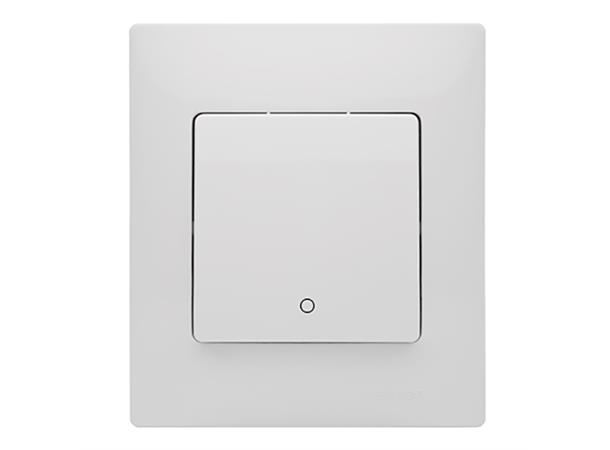 Strömbrytare 2-pol Utv Loft Vit 