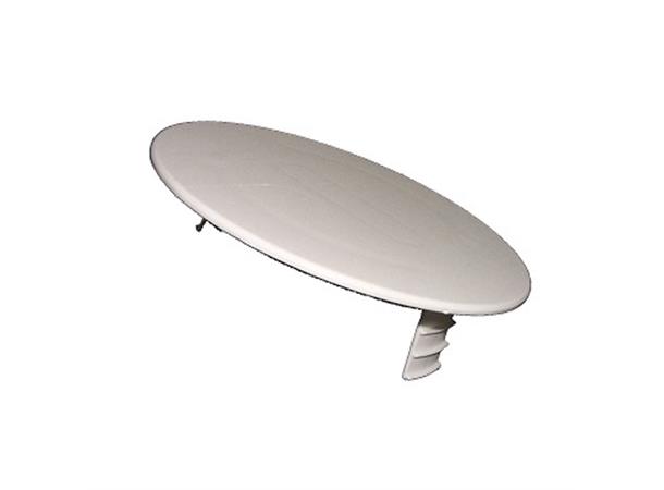 Täcklock för kopplingsdosa 100mm snäpp 
