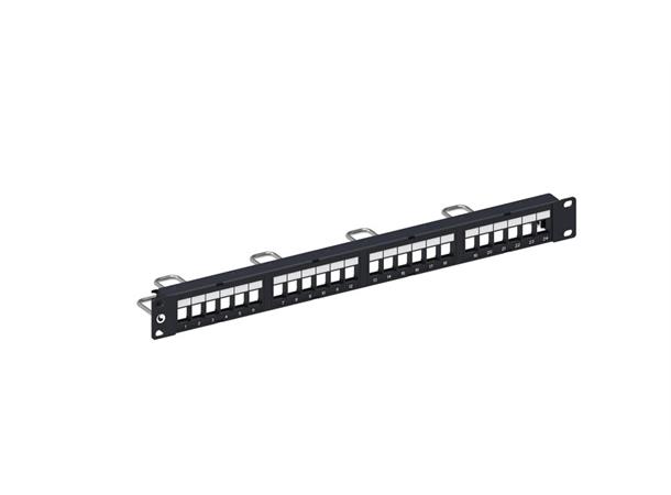 Commscope panel 24 obestyckad SL UTP 1U 