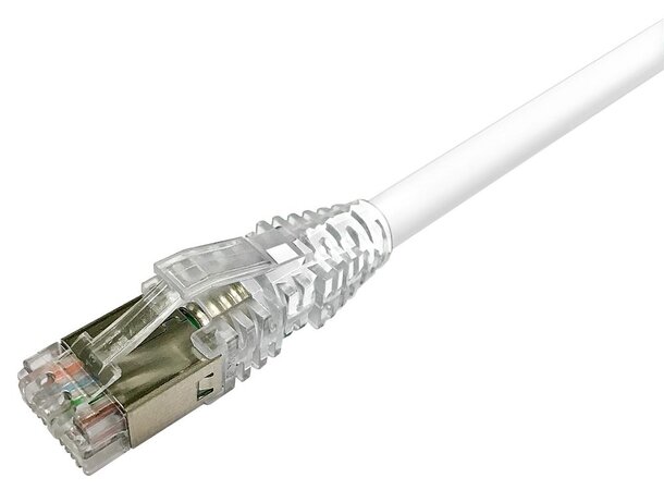 Netconnect patch C6a S/FTP vit  1,0m LSZH 