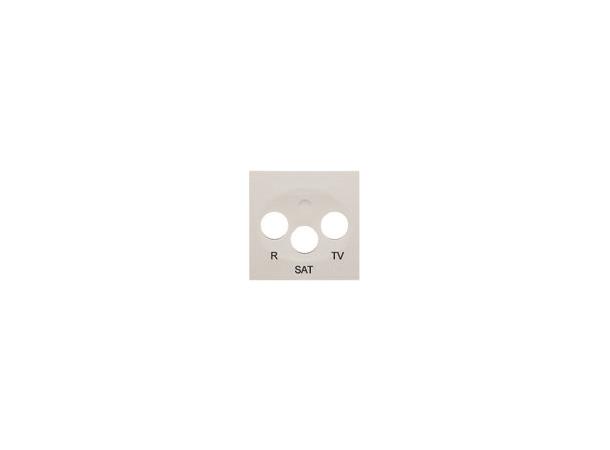 Centrumplatta TV/RAD/SAT Vit 