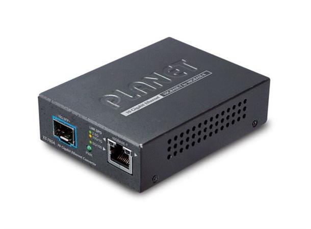 Converter 10G/5G/2.5G/1G/100M RJ45 -SFP+ Planet: 10GBASE-SR or 10GBASE-LR SFP+ 