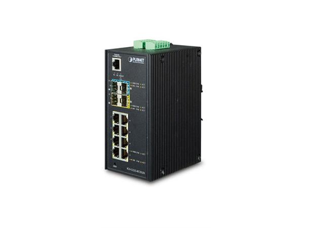 IP30 Industrial L2+/L4 8-Port 1000T Planet: