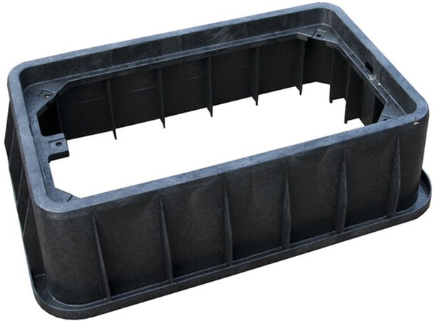 Förhöjningsbox SW1730-10 Svart HDPE 45x78x25cm 