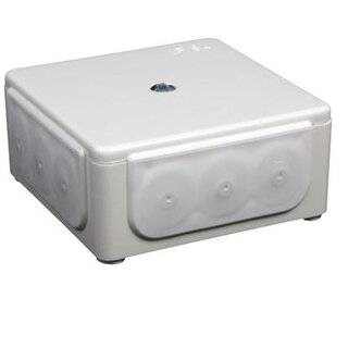 Kopplingsdosa Vit 80x80mm IP54