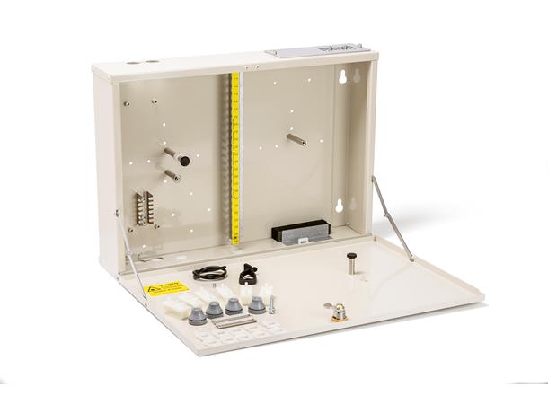 Tykoflex termineringsbox T548 24xSCD låsbar vägg el skåp inomhus/utomhus 
