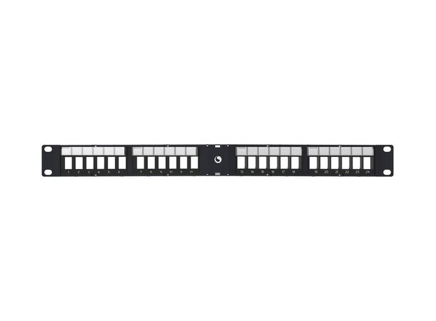 Commscope Panel vinklad 24xRJ45 