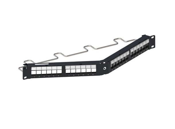 Commscope Panel vinklad 24xRJ45 