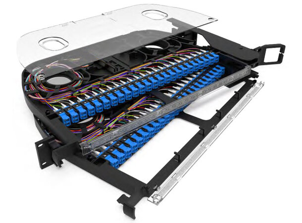 ECS PanelPivot Splice SM A1 96xLC/UPC 1HE 19" ECS pig TIA-598-C Rainbow 