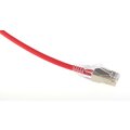 ECS Slim patch C6A U/FTP Röd 10,0m AWG28 LSZH