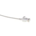 ECS Slim patch C6 U/UTP Vit  0,5m AWG28 LSZH