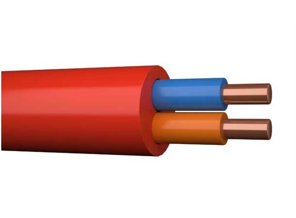 ELQYB Pure 2x0,98 röd 100V T500 Trumma 500m 