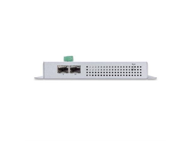 Industriell Switch 8-port 10/100/1000Tx+ 2-Port 100/1000X SFP vägg mont. IP30
