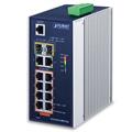 Industriell Switch 8-port 802.3AT POE+ Planet: 2x100/1000X SFP IP30