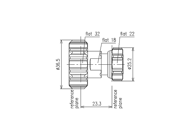 RFS Adapter 7-16 male - 4.3-10 male