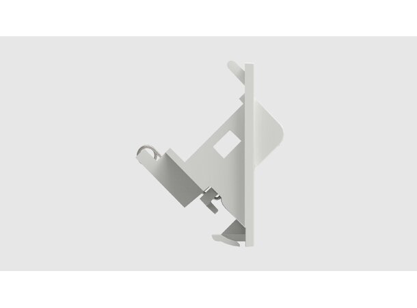 Commscope vinklad RJ45 modul, Vit Dammskydd 