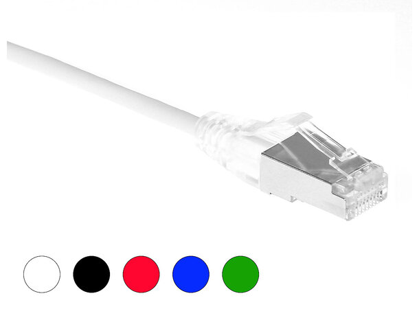 ECS Slim patch Cat.6A U/FTP AWG28 LSZH