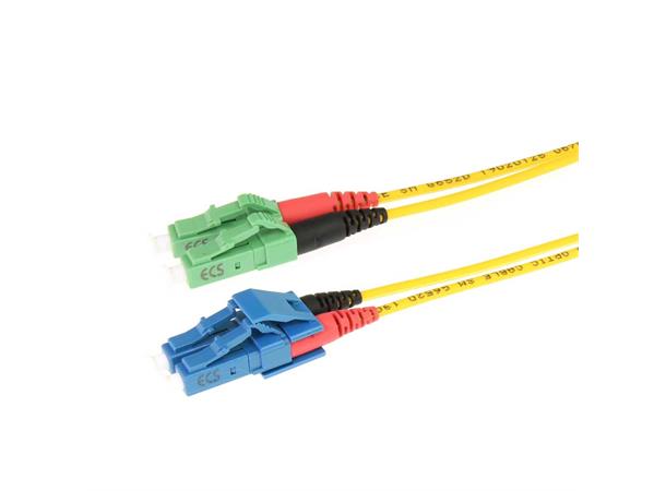 ECS patch LC/APC-LC 10/125 OS2  2,0m G652D LSZH 