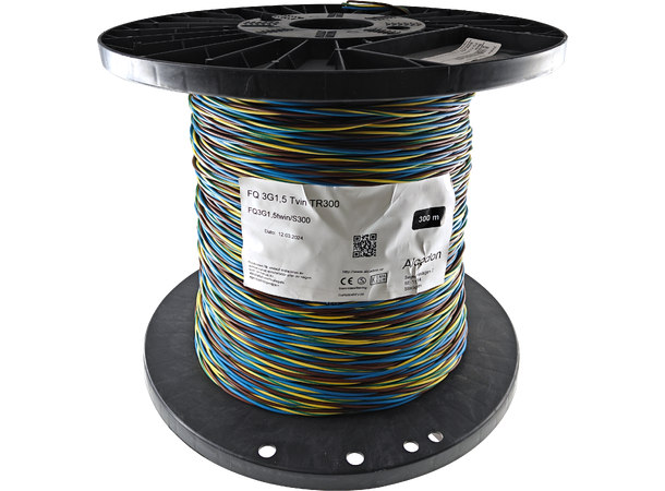 FQ 3G1,5 tvinnad Bobin 300m 