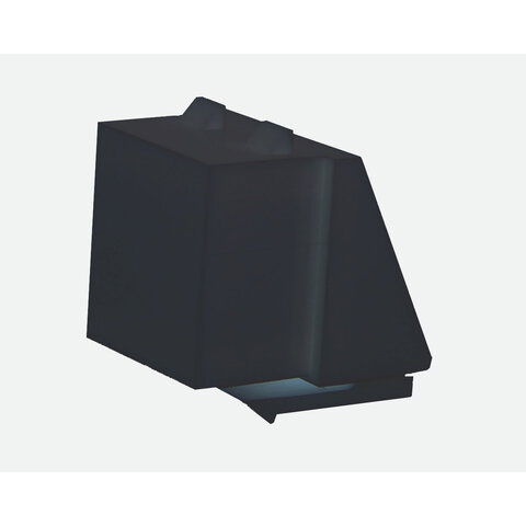 Keystone blankmodul uttag/panel Svart blindbricka, täcklock svart, RJ45