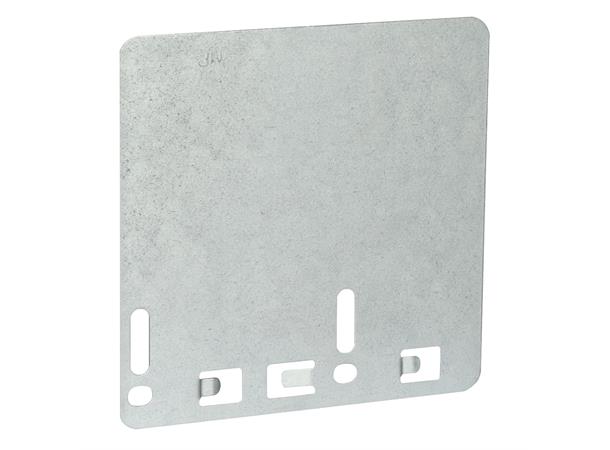 MP fästplåt ohålad 180x175 mm MP-110AZ dosplåt, kabelstege 